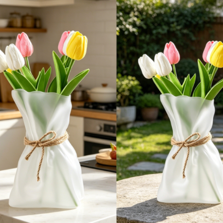 Creative Glass Vase – Modern Art Décor